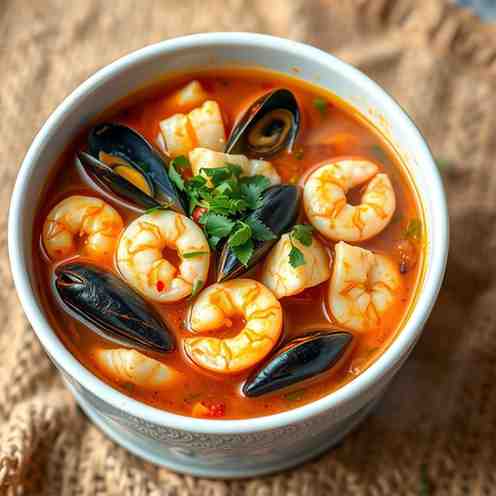 Jamaican Fish Tea - Spicy Seafood Stew Recipe